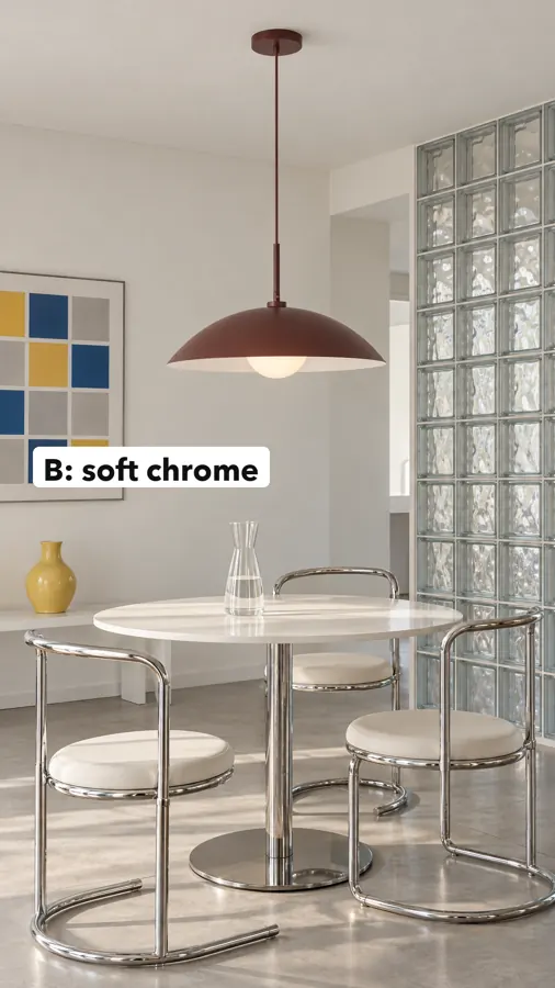 Version B: soft chrome room