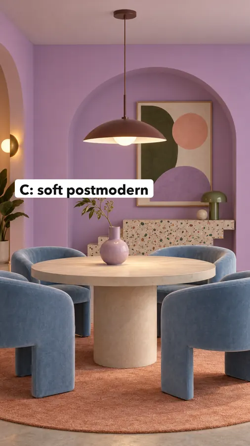 Version C: soft postmodern room